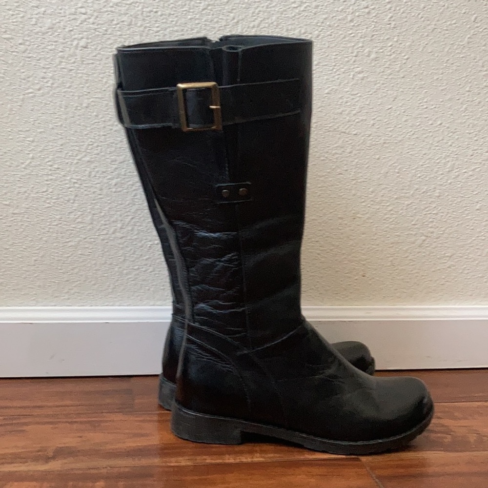 Brand new Jafa black leather boots. Size 38